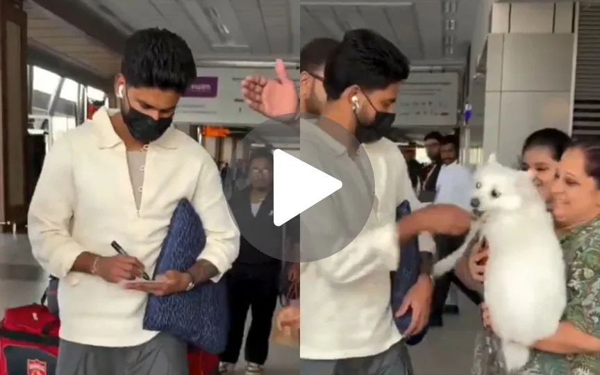 Shreyas Iyer escapes from a dog bite news